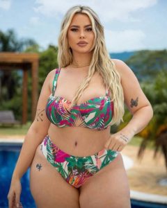Thick Plus Size Bikini Model